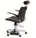 Greiner patientstol, serie22 fast ryglæn, m/hjul+bremse