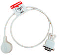 RTest V5 kabel, UDEN halskæde hvid, 40 cm