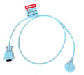 RTest V5 kabel, UDEN halskæde hvid, 60 cm