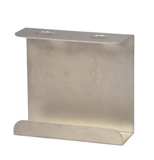 Holder til pumpeflaske 600 ml, aluminium, dobbelt