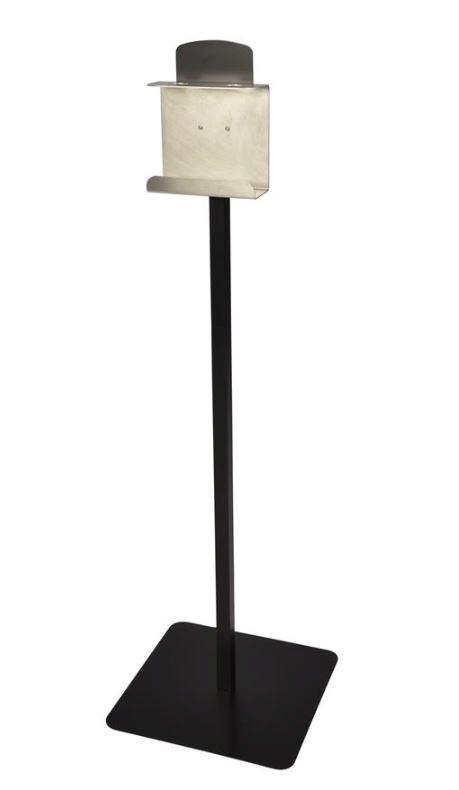 Holder til pumpeflaske 600 ml, aluminium, dobbelt