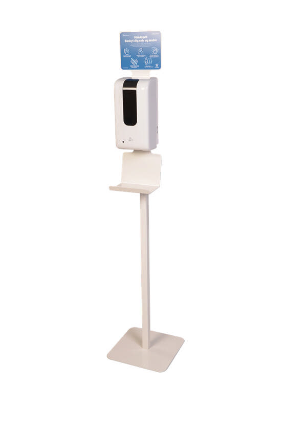 Stander m/berøringsfri disp. 145,5x29,5x29,5 cm (H/D/B)