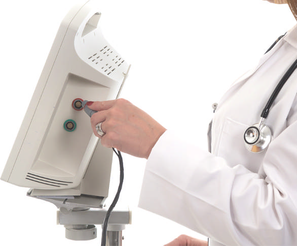 Kabler til BioScan i8,  2 stk. elektrodekabler (1 rød +1 grøn)