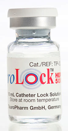 TauroLock™-HEP500 lukkevæske m/Heparin, 100x10 ml., hætteglas