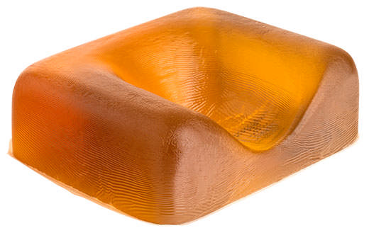Ophtalmologisk hvileunderlag, large 31 x 25,4 x 10 cm (B/D/H)