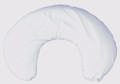 Frottébetræk, hvid, m/plastbagside (inkontinens) til ammepude, 80x30x7 cm (L/B/H)