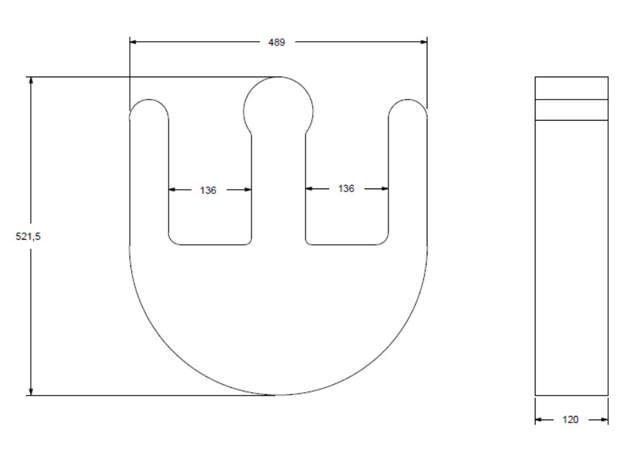 Posturò Save lejringspude str. L, 60-100 kg, turkis (023387)