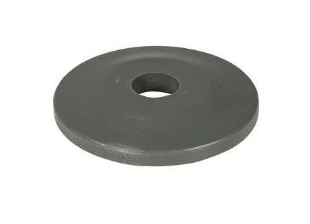 Fenderhjul, grå gummi Ø95mm/Ø22mm