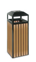 Affaldsbeholder Trælook 40 x 40 x 115 cm (D/B/H), 90 ltr.