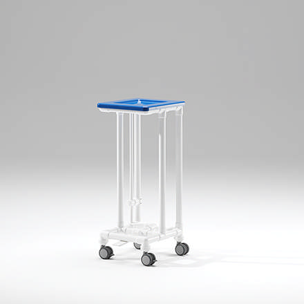 RCN-Linned stativ m/låg og fodpedal, 1 pose