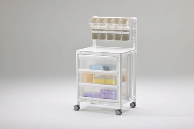 MR Bordvogn (HGW100SPSMRT),  70x57x123 cm, m/3 skuffer+10 