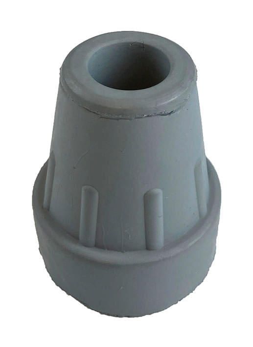 Dupsko til krykstokke 16mm - Grå