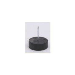 Glidesøm m/plastglideflade Ø15,sømlgd. 15mm, base 7mm høj