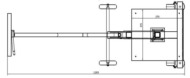 Bordflytter/Bordløfter model LDSW-490.001