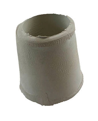 Dupsko t runde rør, gummi Ø18,5mm, højde 30mm