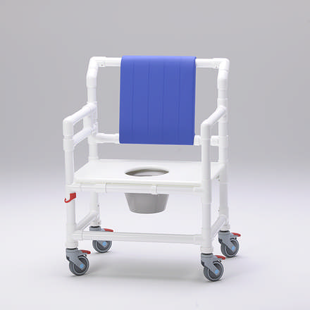 RCN bade-/toiletstol SCC250OS DSASAOSPR, XXL, plastsæde 60 cm