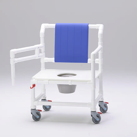 RCN bade-/toiletstol SCC250OS DSASAOSPR, XXL, plastsæde 60 cm