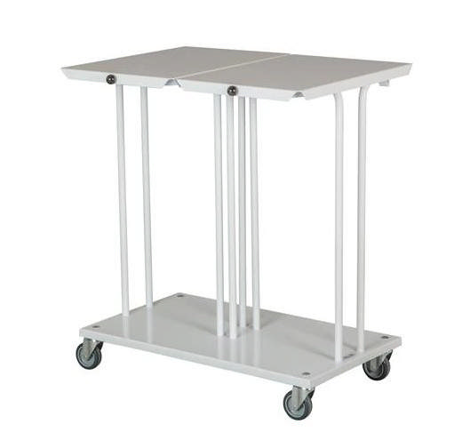 Affaldsstativ m/låg dobbelt, 2x110 ltr.