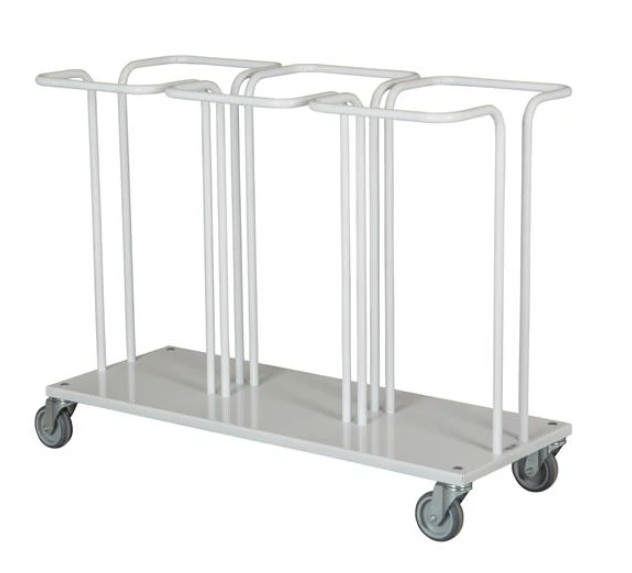 Affaldsstativ m/bøjle trippelt, 3x110 ltr.