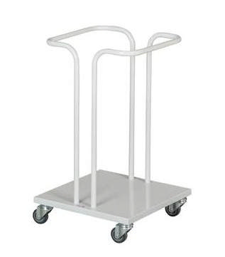 Affaldsstativ m/bøjle enkelt, 1x40 ltr.