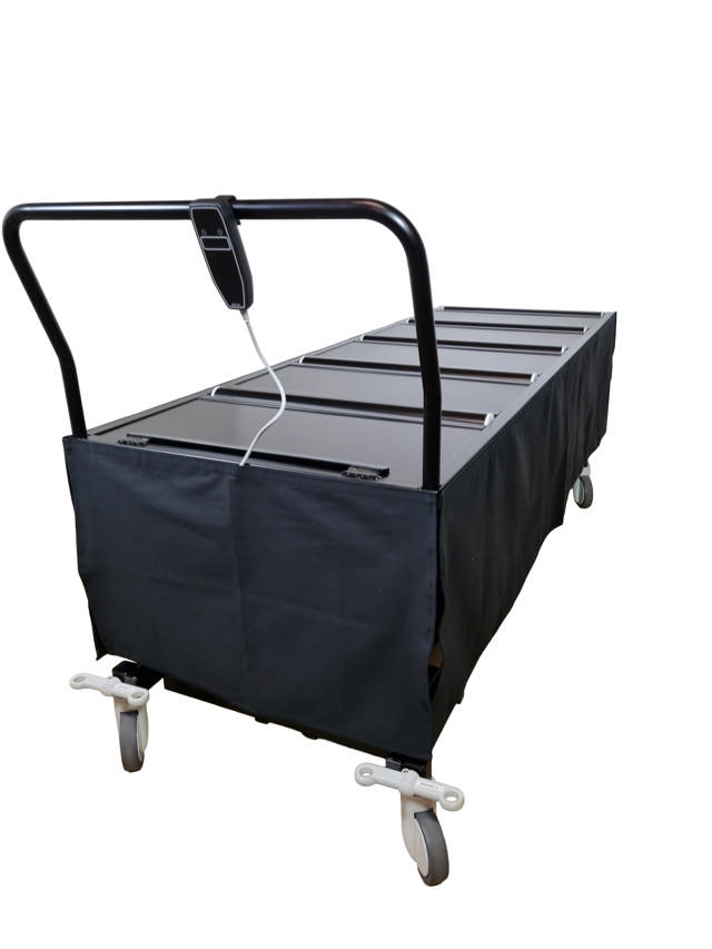 Katafalk transportvogn Størrelse: 2080x700 mm, Starthøjde: 500 mm